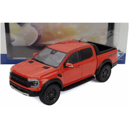 SOLIDO FORD USA RANGER RAPTOR PICK-UP DOUBLE CABINE 2024 - DARK ORANGE 1/18