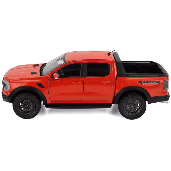 SOLIDO FORD USA RANGER RAPTOR PICK-UP DOUBLE CABINE 2024 - DARK ORANGE 1/18
