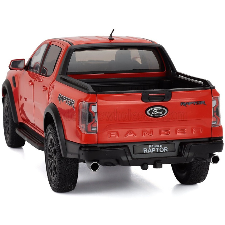 SOLIDO FORD USA RANGER RAPTOR PICK-UP DOUBLE CABINE 2024 - DARK ORANGE 1/18