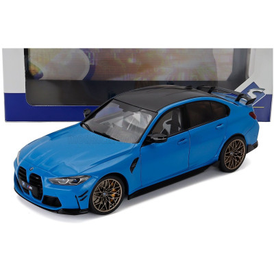 SOLIDO BMW 3-SERIES M3 PERFORMANCE PARTS (G80) 2024 - BEACH BLUE BLACK 1/18