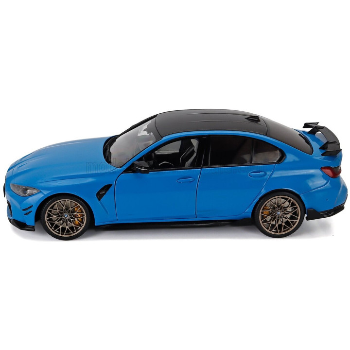 SOLIDO BMW 3-SERIES M3 PERFORMANCE PARTS (G80) 2024 - BEACH BLUE BLACK 1/18