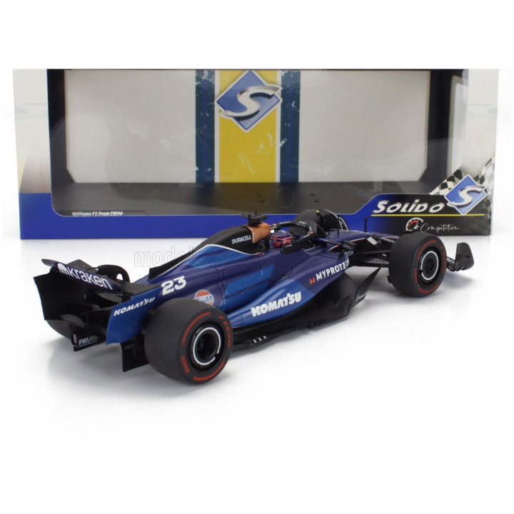 SOLIDO WILLIAMS F1 FW46 TEAM WILLIAMS RACING N 23 SUADI ARABIA 2024 ALEXANDER ALBON - 2 TONE BLUE 1/18