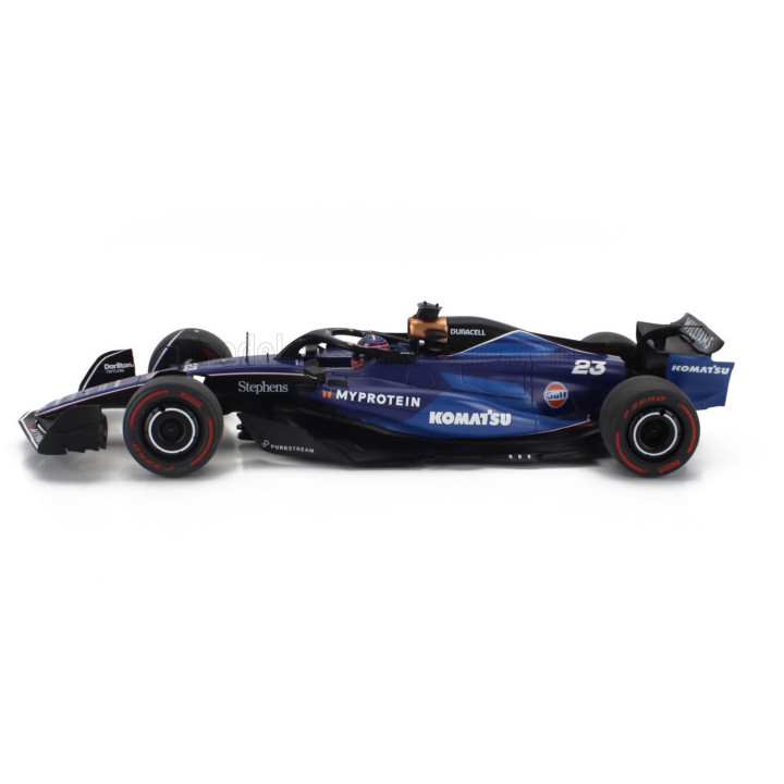 SOLIDO WILLIAMS F1 FW46 TEAM WILLIAMS RACING N 23 SUADI ARABIA 2024 ALEXANDER ALBON - 2 TONE BLUE 1/18