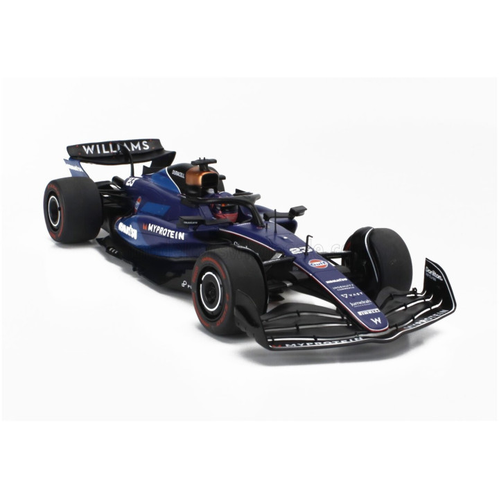 SOLIDO WILLIAMS F1 FW46 TEAM WILLIAMS RACING N 23 SUADI ARABIA 2024 ALEXANDER ALBON - 2 TONE BLUE 1/18