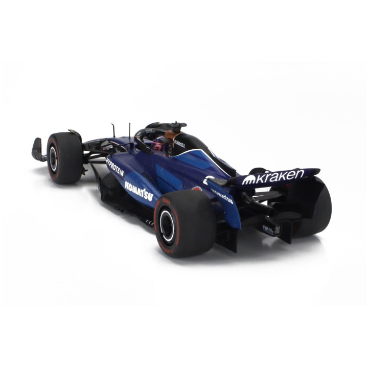 SOLIDO WILLIAMS F1 FW46 TEAM WILLIAMS RACING N 23 SUADI ARABIA 2024 ALEXANDER ALBON - 2 TONE BLUE 1/18