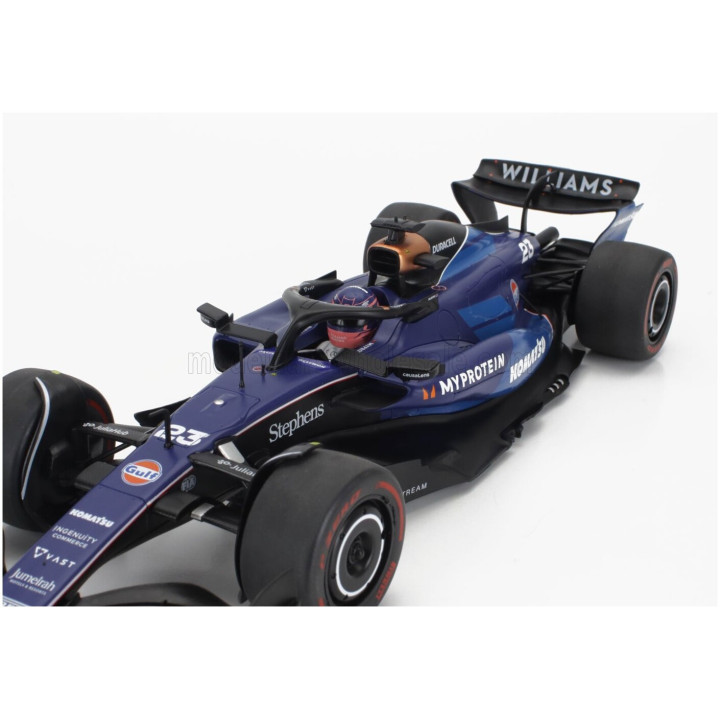SOLIDO WILLIAMS F1 FW46 TEAM WILLIAMS RACING N 23 SUADI ARABIA 2024 ALEXANDER ALBON - 2 TONE BLUE 1/18