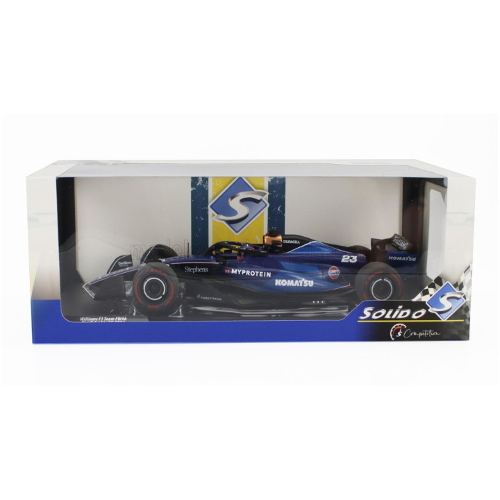 SOLIDO WILLIAMS F1 FW46 TEAM WILLIAMS RACING N 23 SUADI ARABIA 2024 ALEXANDER ALBON - 2 TONE BLUE 1/18