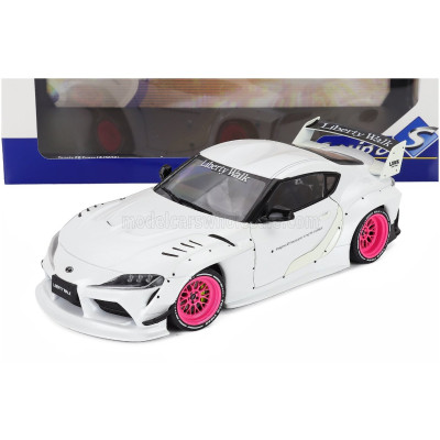 SOLIDO TOYOTA GR SUPRA LIBERTY WALK BODY KIT COUPE 2025 - WHITE MET 1/18
