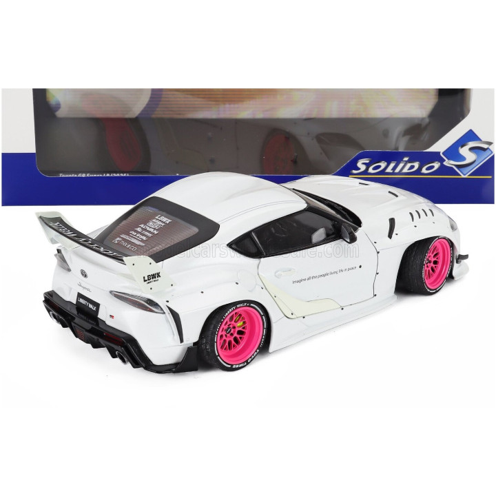 SOLIDO TOYOTA GR SUPRA LIBERTY WALK BODY KIT COUPE 2025 - WHITE MET 1/18