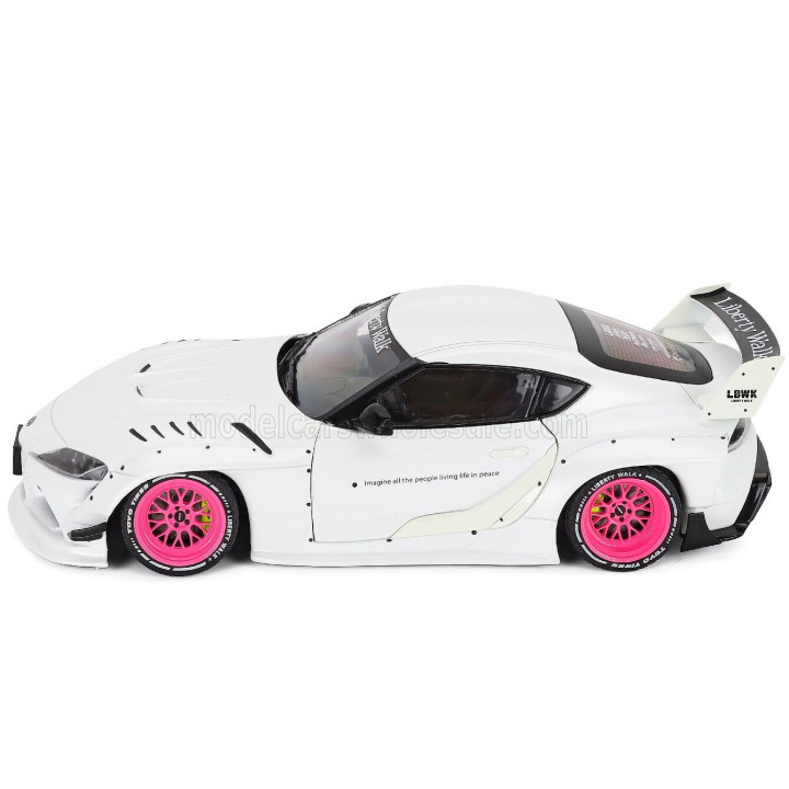 SOLIDO TOYOTA GR SUPRA LIBERTY WALK BODY KIT COUPE 2025 - WHITE MET 1/18