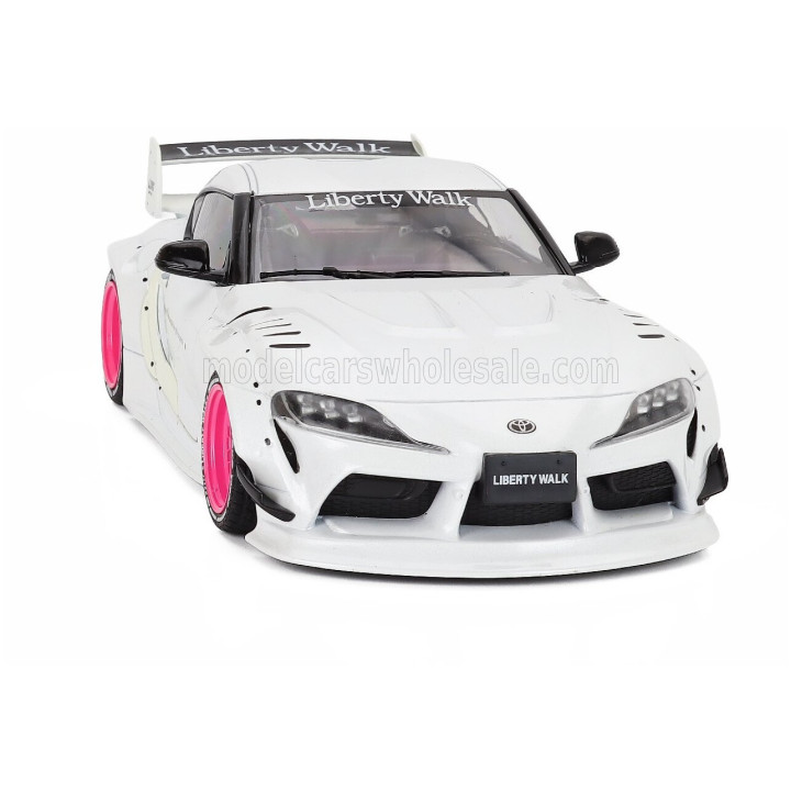 SOLIDO TOYOTA GR SUPRA LIBERTY WALK BODY KIT COUPE 2025 - WHITE MET 1/18