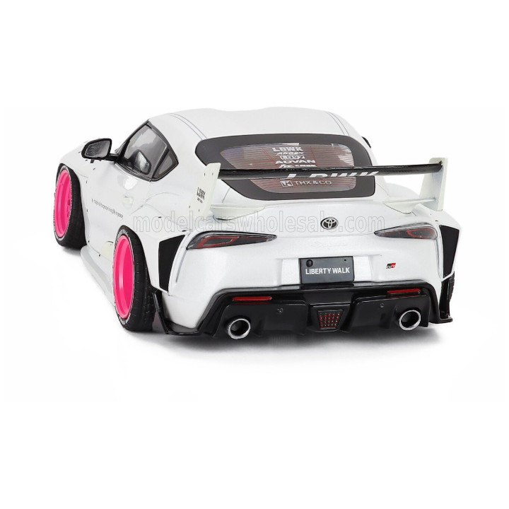SOLIDO TOYOTA GR SUPRA LIBERTY WALK BODY KIT COUPE 2025 - WHITE MET 1/18