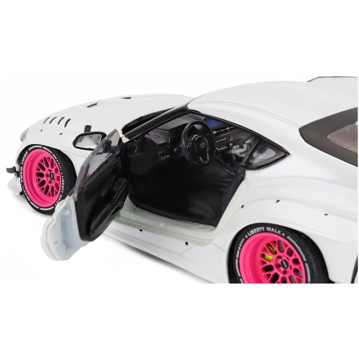 SOLIDO TOYOTA GR SUPRA LIBERTY WALK BODY KIT COUPE 2025 - WHITE MET 1/18