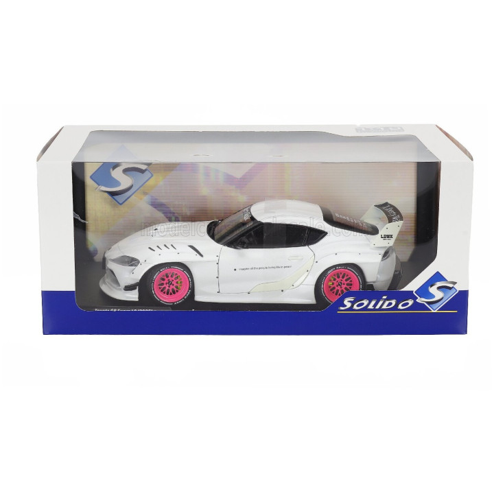 SOLIDO TOYOTA GR SUPRA LIBERTY WALK BODY KIT COUPE 2025 - WHITE MET 1/18