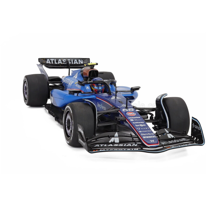 SOLIDO WILLIAMS F1 FW47 TEAM WILLIAMS ATLASSIAN RACING N 55 3rd AZERBAIJAN GP 2025 CARLOS SAINZ - BLUE BLACK 1/18