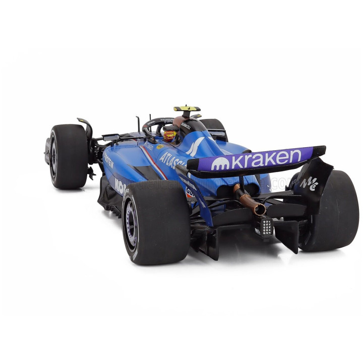 SOLIDO WILLIAMS F1 FW47 TEAM WILLIAMS ATLASSIAN RACING N 55 3rd AZERBAIJAN GP 2025 CARLOS SAINZ - BLUE BLACK 1/18