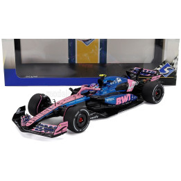 SOLIDO ALPINE F1 A525 TEAM BWT ALPINE N 43 CANADA GP 2025 FRANCO COLAPINTO - BLACK BLUE PINK 1/18