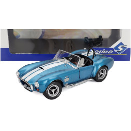 SOLIDO AC COBRA SHELBY COBRA 427 MKII SPIDER 1965 - BLUE WHITE 1/18