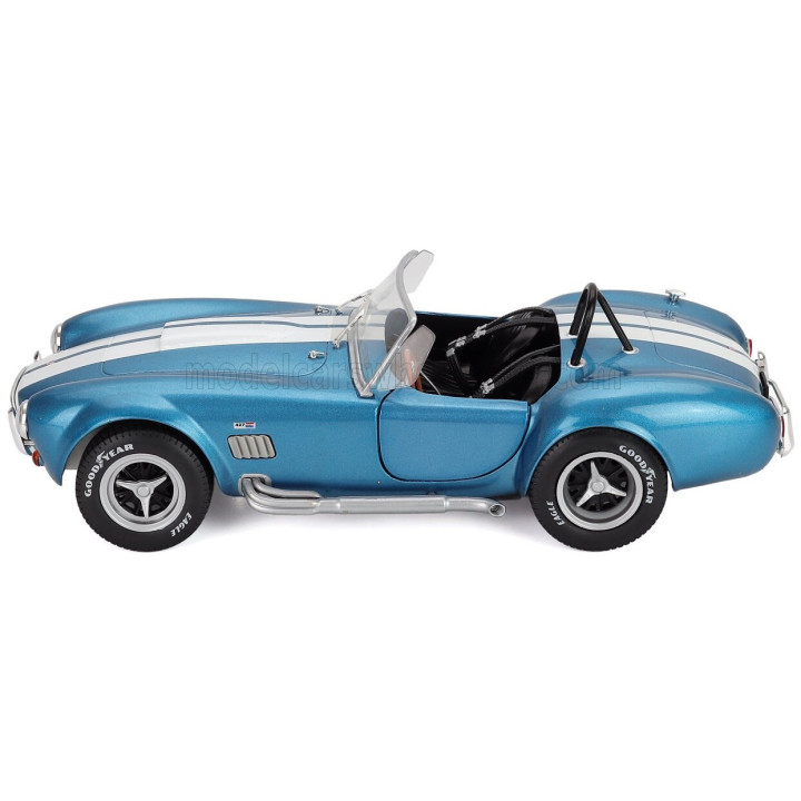 SOLIDO AC COBRA SHELBY COBRA 427 MKII SPIDER 1965 - BLUE WHITE 1/18
