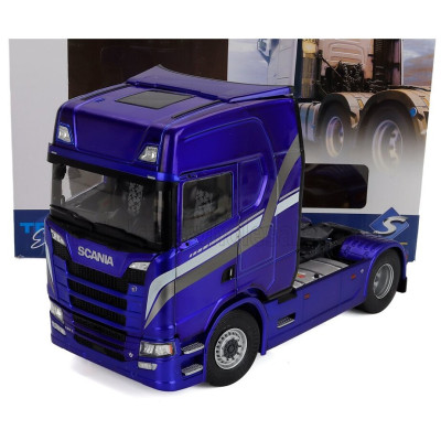 SOLIDO SCANIA S580 TRACTOR TRUCK HIGHLINE 2-ASSI 2023 - BLUE 1/24