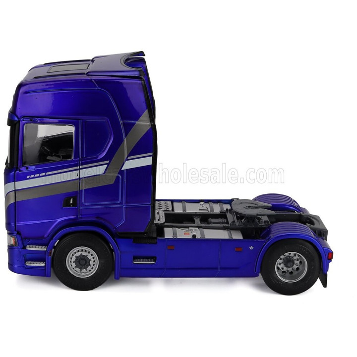SOLIDO SCANIA S580 TRACTOR TRUCK HIGHLINE 2-ASSI 2023 - BLUE 1/24