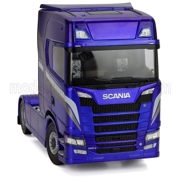SOLIDO SCANIA S580 TRACTOR TRUCK HIGHLINE 2-ASSI 2023 - BLUE 1/24