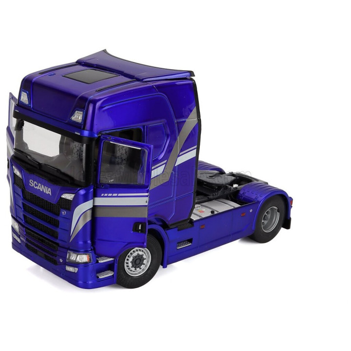 SOLIDO SCANIA S580 TRACTOR TRUCK HIGHLINE 2-ASSI 2023 - BLUE 1/24