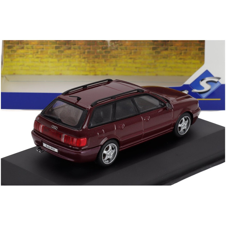 SOLIDO AUDI 80 RS2 SW STATION WAGON 1995 - RUBY RED 1/43