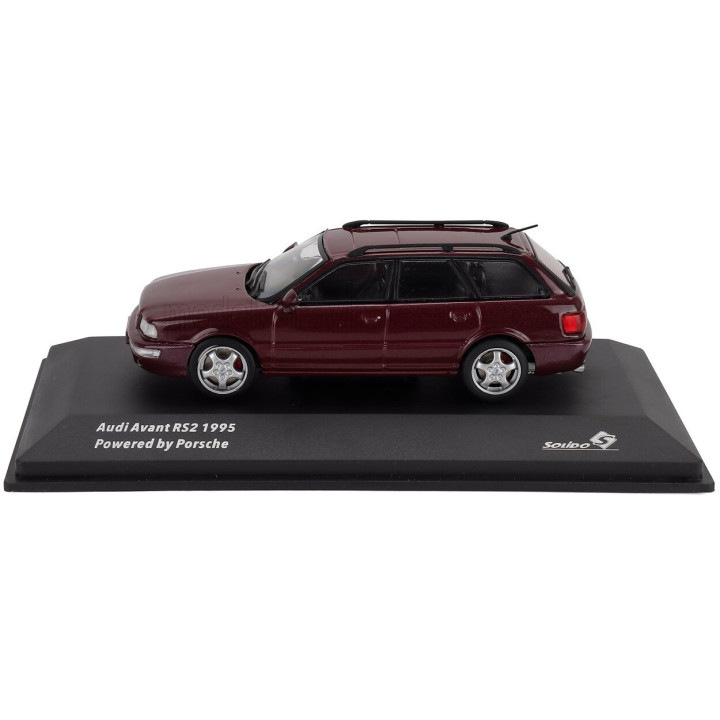 SOLIDO AUDI 80 RS2 SW STATION WAGON 1995 - RUBY RED 1/43
