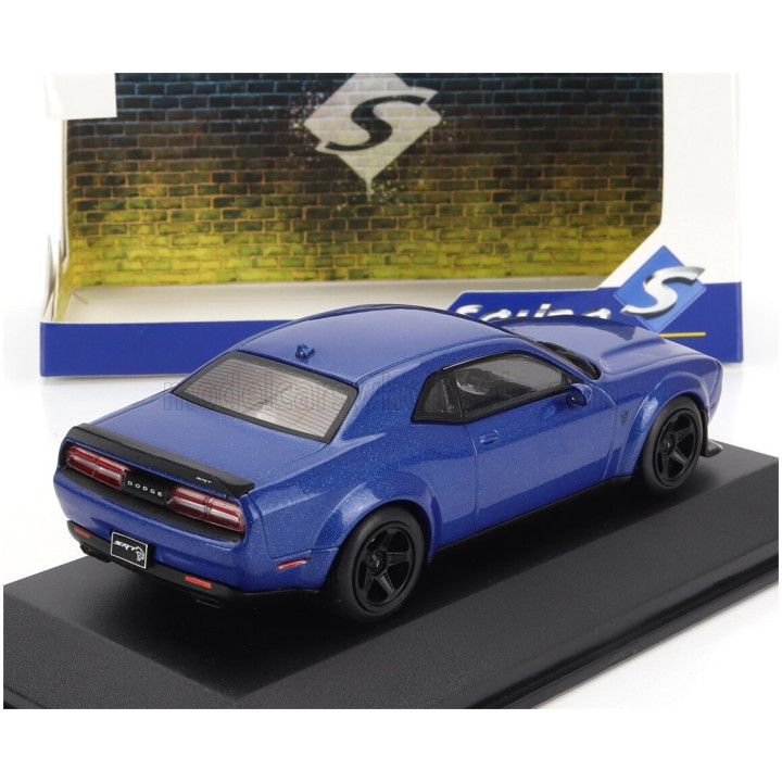 SOLIDO DODGE CHALLENGER SRT COUPE 2018 - BLUE 1/43