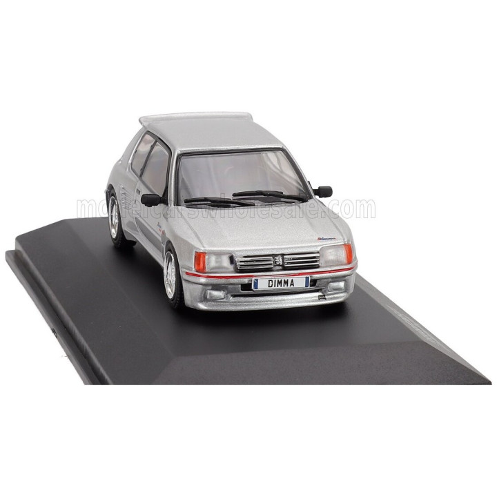 SOLIDO PEUGEOT 205 GTi DIMMA BODY KIT 1992 - SILVER 1/43