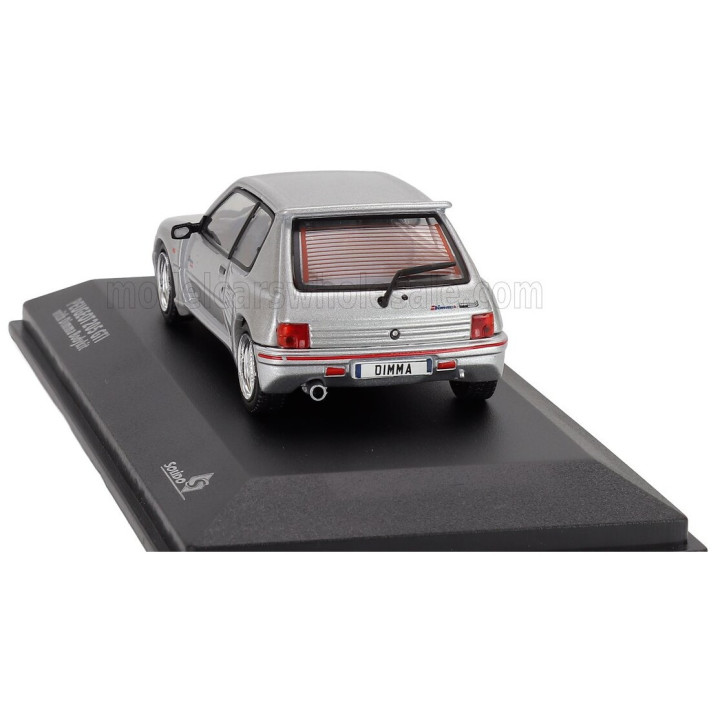 SOLIDO PEUGEOT 205 GTi DIMMA BODY KIT 1992 - SILVER 1/43