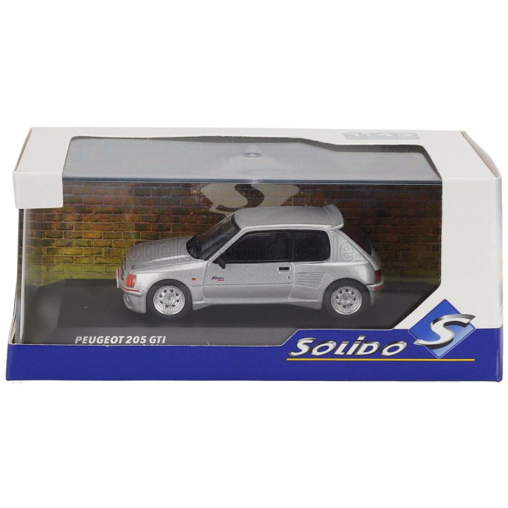 SOLIDO PEUGEOT 205 GTi DIMMA BODY KIT 1992 - SILVER 1/43