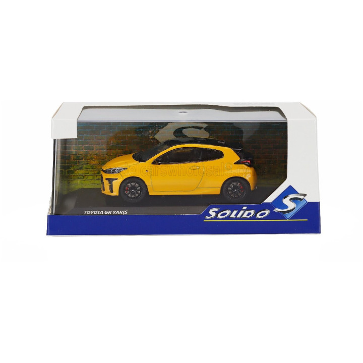 SOLIDO TOYOTA YARIS GR 1.6L 261hp TURBO AWD 2024 - YELLOW 1/43