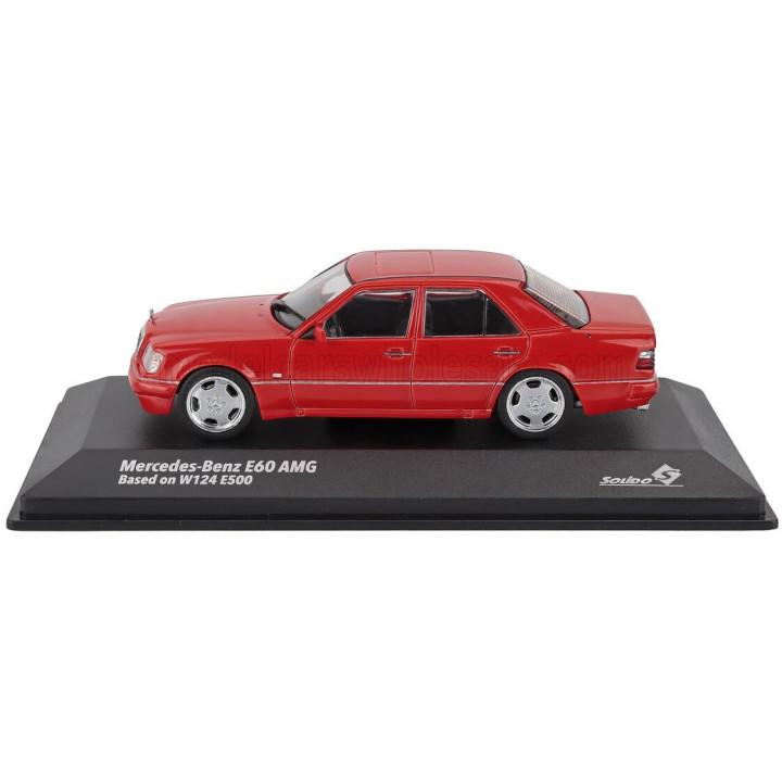 SOLIDO MERCEDES BENZ E-CLASS 500E E60 AMG (W124) 1994 - RED 1/43