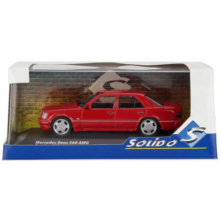 SOLIDO MERCEDES BENZ E-CLASS 500E E60 AMG (W124) 1994 - RED 1/43