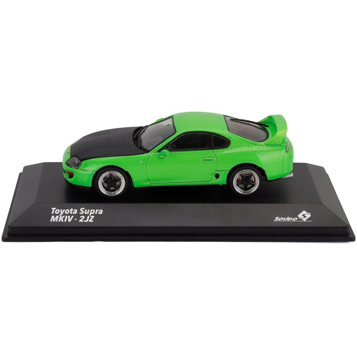 SOLIDO TOYOTA SUPRA MKIV COUPE 2001 - GREEN BLACK 1/43