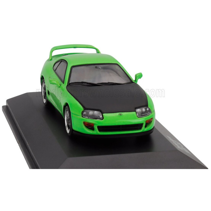 SOLIDO TOYOTA SUPRA MKIV COUPE 2001 - GREEN BLACK 1/43