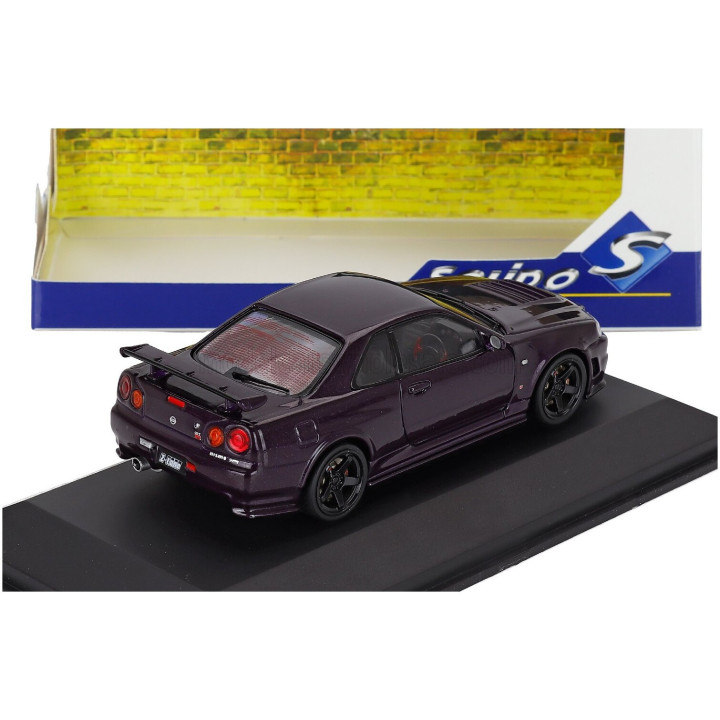 SOLIDO NISSAN SKYLINE GT-R (R34) Z-TUNE 1999 - PURPLE 1/43
