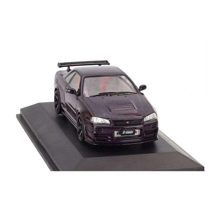 SOLIDO NISSAN SKYLINE GT-R (R34) Z-TUNE 1999 - PURPLE 1/43