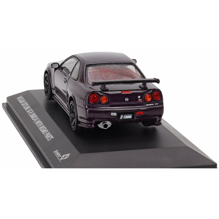 SOLIDO NISSAN SKYLINE GT-R (R34) Z-TUNE 1999 - PURPLE 1/43