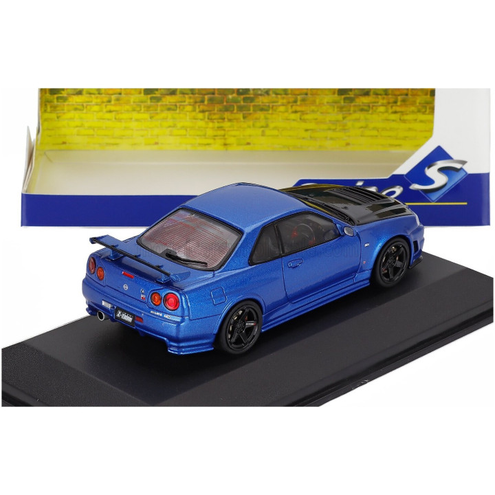 SOLIDO NISSAN SKYLINE GT-R (R34) Z-TUNE 1998 - BLUE 1/43