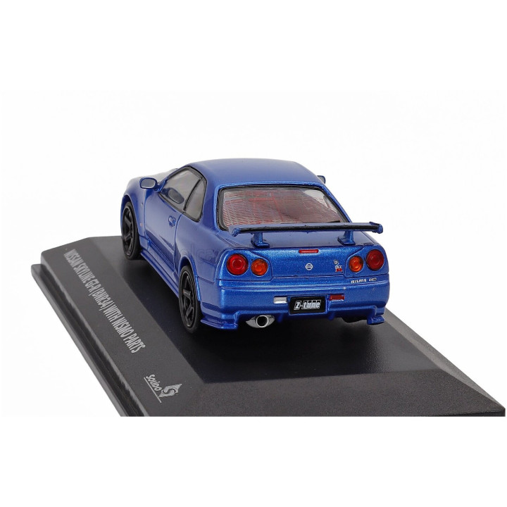 SOLIDO NISSAN SKYLINE GT-R (R34) Z-TUNE 1998 - BLUE 1/43