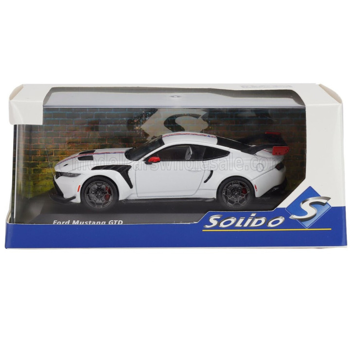 SOLIDO FORD USA MUSTANG GTD 5.2L V8 COUPE 2025 - WHITE 1/43