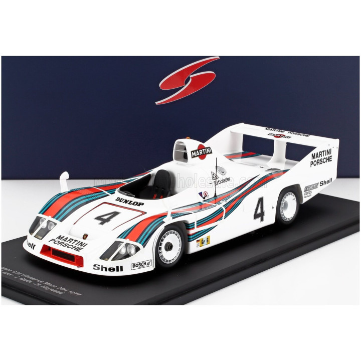 SPARK MODEL PORSCHE 936/77 2.1L TWIN TURBO TEAM MARTINI RACING PORSCHE SYSTEM N 4 WINNER 24h LE MANS 1977 JACKY ICKX - HURLEY