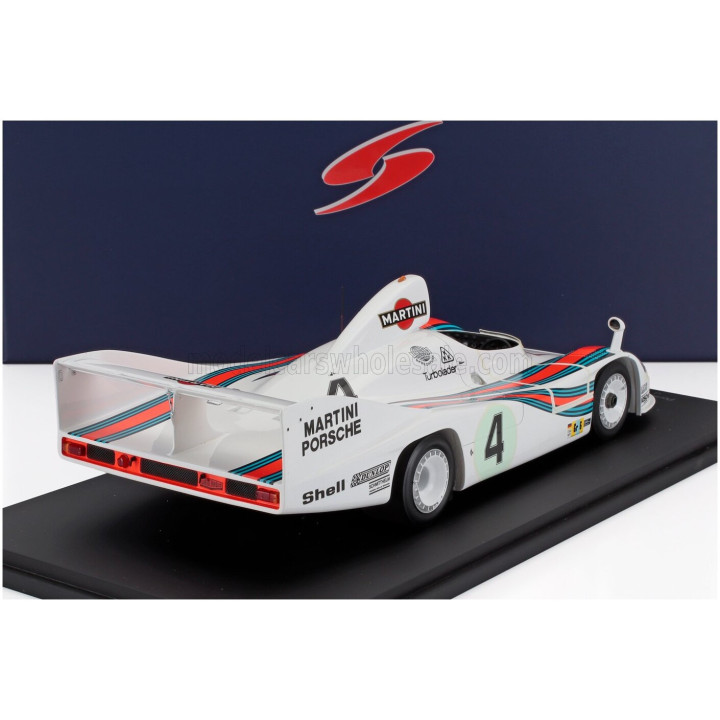 SPARK MODEL PORSCHE 936/77 2.1L TWIN TURBO TEAM MARTINI RACING PORSCHE SYSTEM N 4 WINNER 24h LE MANS 1977 JACKY ICKX - HURLEY