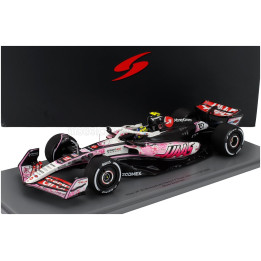 SPARK MODEL HAAS F1 VF-25 TEAM MONEYGRAM HAAS N 87 JAPAN GP 2025 OLIVER BEARMAN - WHITE BLACK RED 1/18