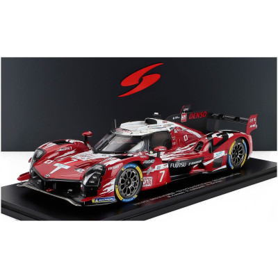 SPARK MODEL TOYOTA GR010 3.5L V6 TEAM GAZOO RACING N 7 5th 24h LE MANS 2025 MIKE CONWAY - KAMUI KOBAYASHI - NYCK DE VRIES - RED