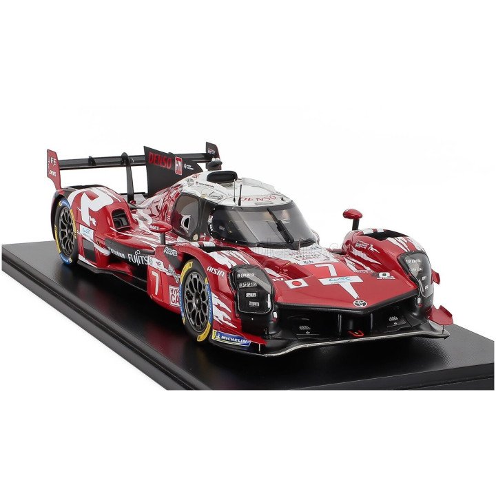 SPARK MODEL TOYOTA GR010 3.5L V6 TEAM GAZOO RACING N 7 5th 24h LE MANS 2025 MIKE CONWAY - KAMUI KOBAYASHI - NYCK DE VRIES - RED