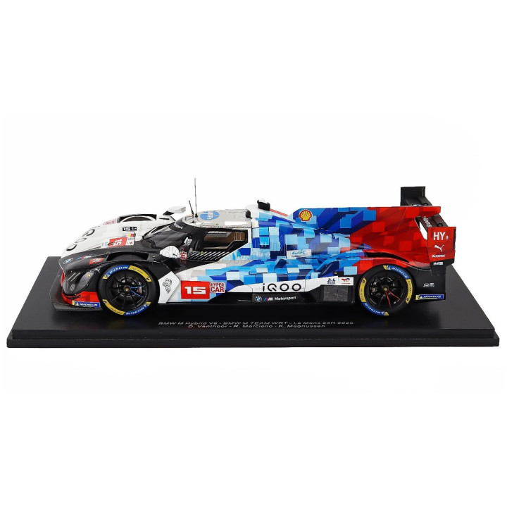 SPARK MODEL BMW M HYBRID 4.0L TURBO V8 TEAM WRT N 15 24h LE MANS 2025 KEVIN MAGNUSSEN - RAFFAELE MARCIELLO - DRIES VANTHOOR